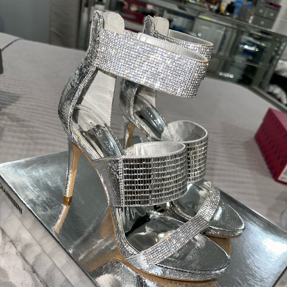 Silver Gianni Bini Heels